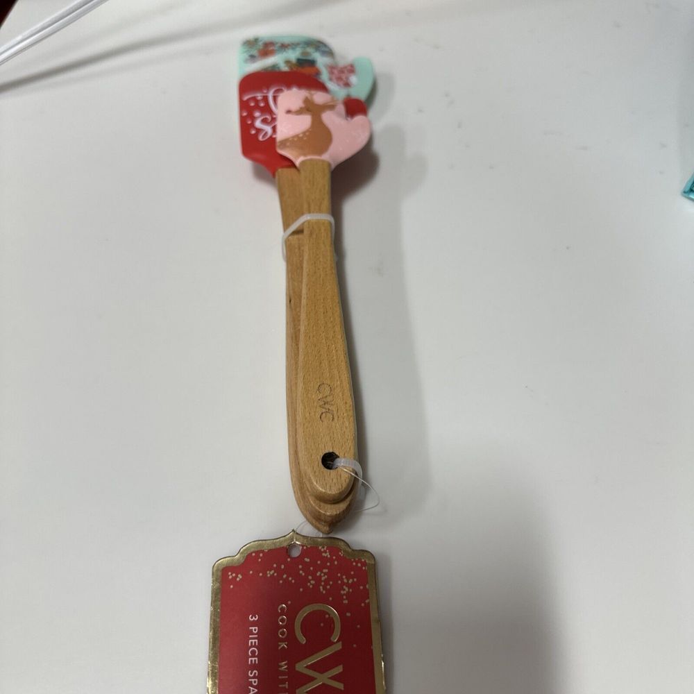 Set Of 3 Christmas Mitten Spatulas‎